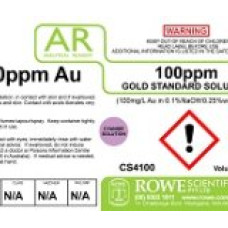 Gold 100.00Ppm Solution In 0.25% Nacn, 0.1% Naoh (Certified) Gold 100.00Ppm Solution In 0.25% Nacn, 0.1% Naoh (Certified)