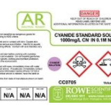 Cyanide Standard 1000Mg/L Solution In 0.1M Naoh Cyanide Standard 1000Mg/L Solution In 0.1M Naoh