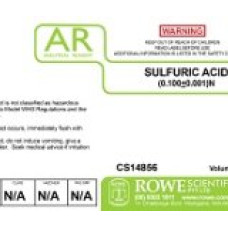 Sulfuric Acid (0.1000+/-0.0005)N (0.05M) Ar Standard Solution Sulfuric Acid (0.1000+/-0.0005)N (0.05M) Ar Standard Solution