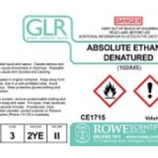 Ethanol Absolute Denatured (100Ims) Licence Not Required Ethanol Absolute Denatured (100Ims) Licence Not Required