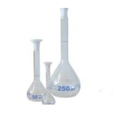 Flask 10Ml Volumetric 'A' Class Blue Graduations With Plastic Stopper Borosilicate Glass 10/19 Neck